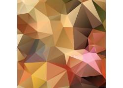 彩色立体几何图案拼接图片