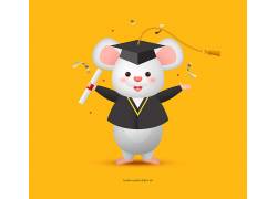 鼠年2020卡通小博士头像元素 (12)