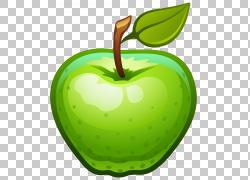 Apple Icon,Large Painted Gre